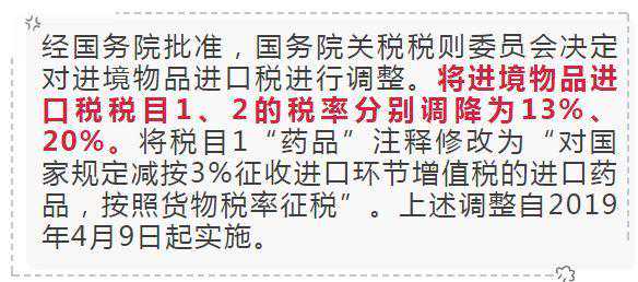 好消息！国家又派发新红包，买这些进口物品要便宜了