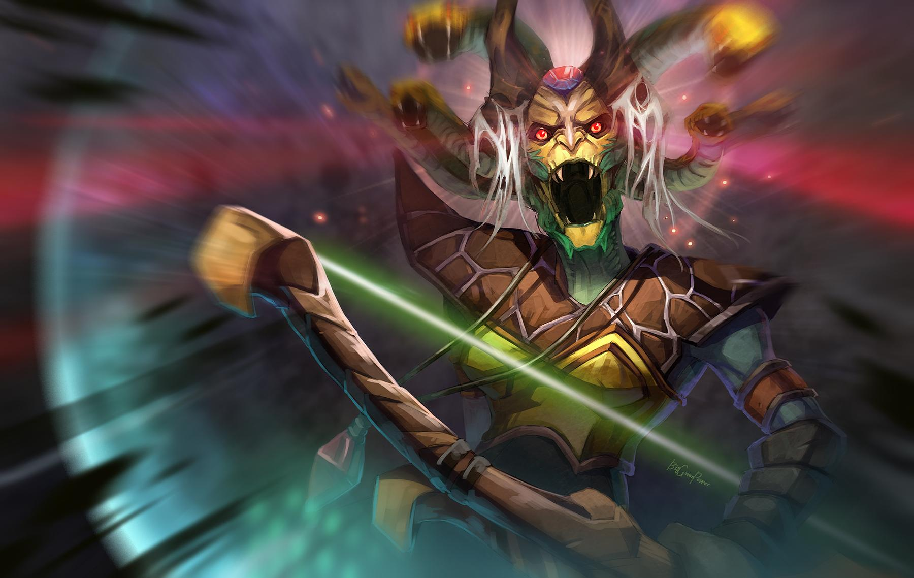 DOTA2：关于美杜莎出A杖+闪电鞭+巫师之刃的数值理论研究